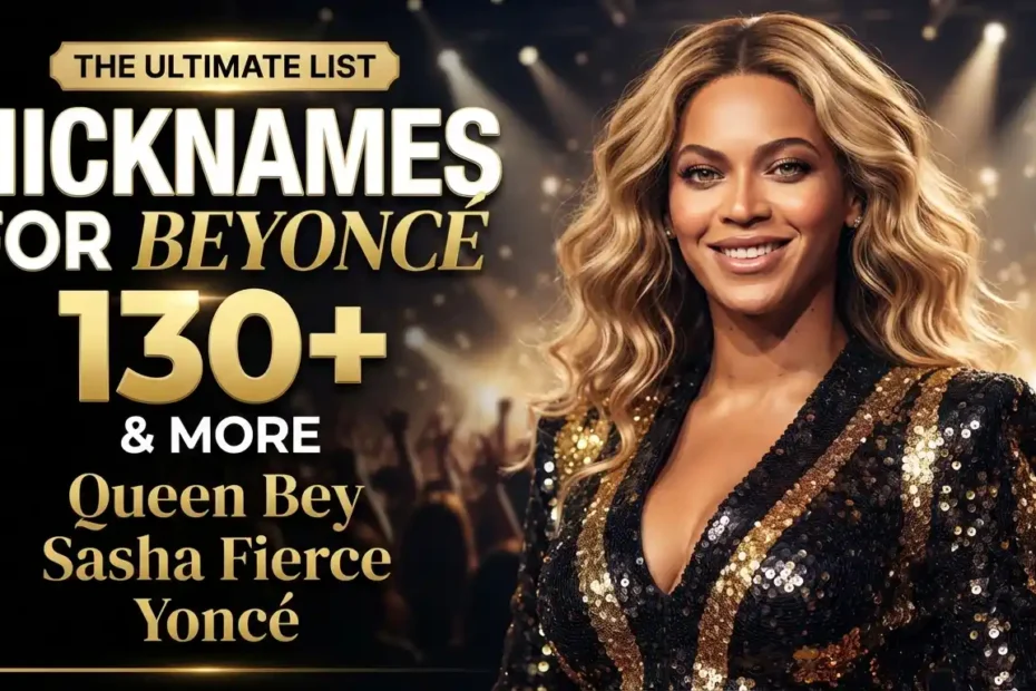 130+ Best Nicknames for Beyoncé Queen Bey, Sasha Fierce & More Creative Ideas