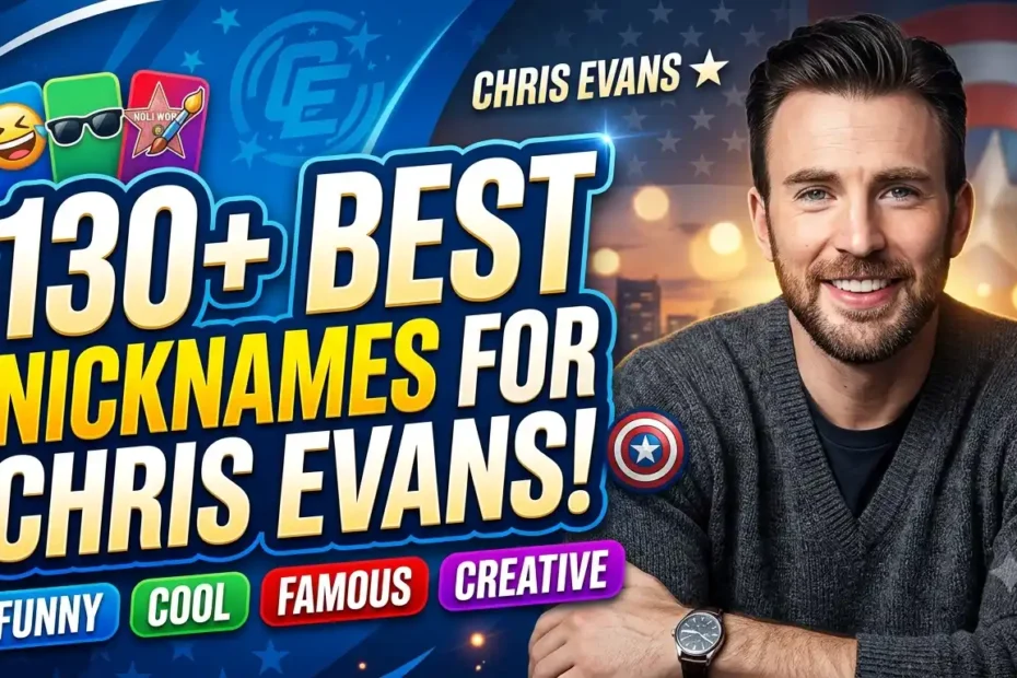 130+ Best Nicknames for Chris Evans (Funny, Cool, Famous & Creative)