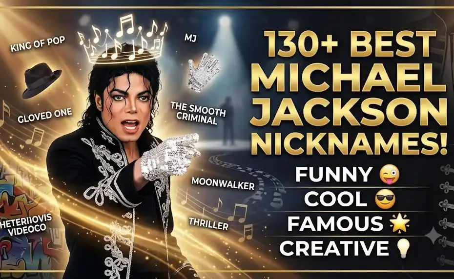 130+ Best Nicknames for Michael Jackson (Funny, Cool, Famous & Creative)