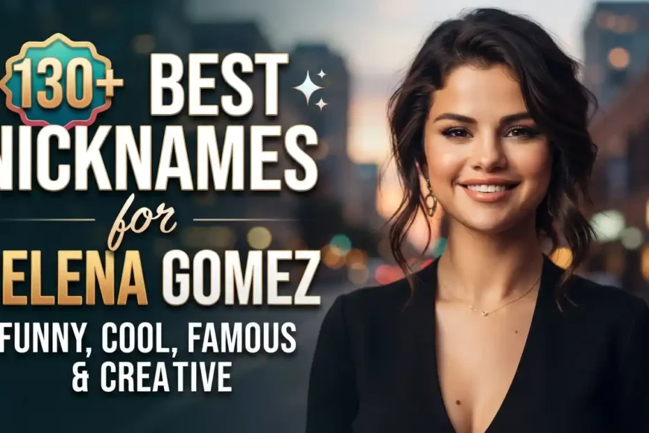 130+ Best Nicknames for Selena Gomez (Funny, Cool, Famous & Creative)