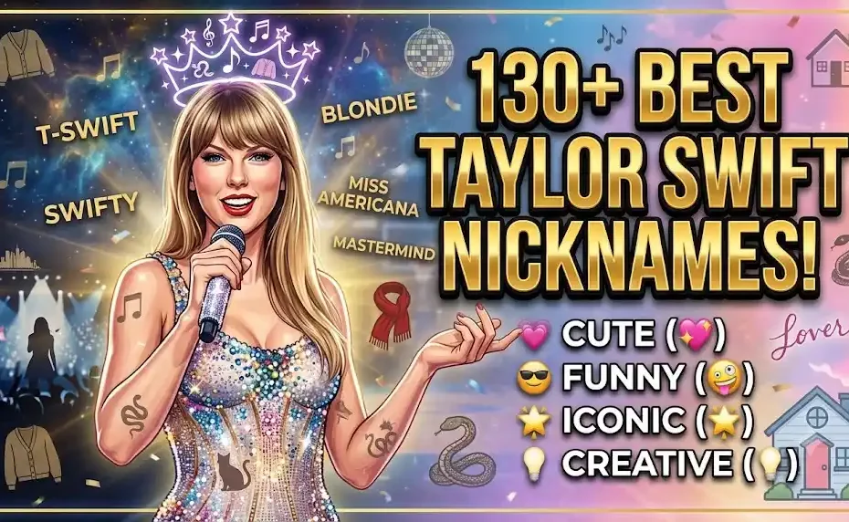 130+ Nicknames for Taylor Swift (Cute, Funny, Iconic & Creative)