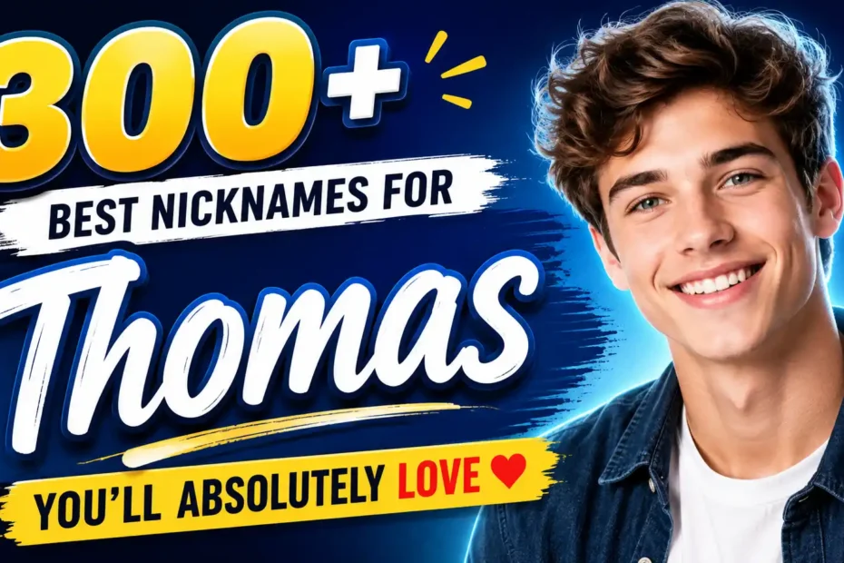300+ Best Nicknames for Thomas You’ll Absolutely Love
