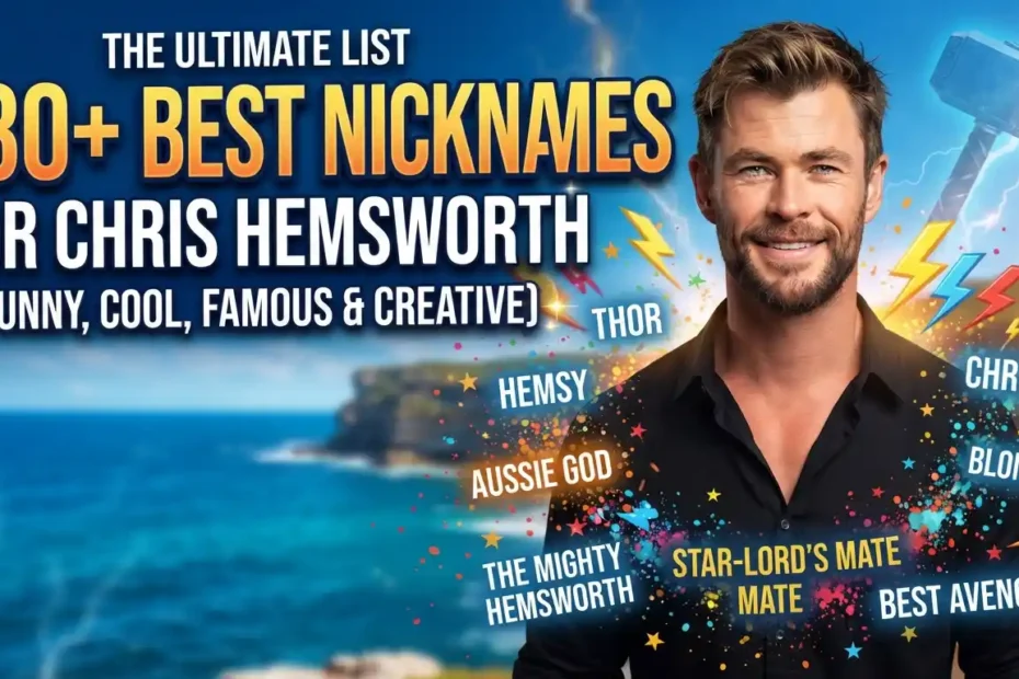 130+ Best Nicknames for Chris Hemsworth (Funny, Cool, Famous & Creative)