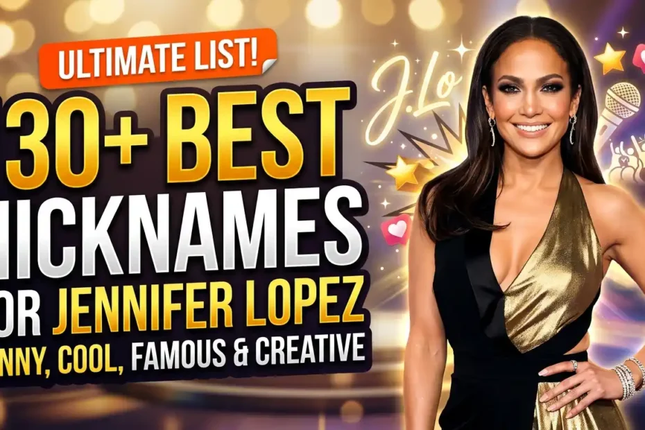 130+ Best Nicknames for Jennifer Lopez (Funny, Cool, Famous & Creative)