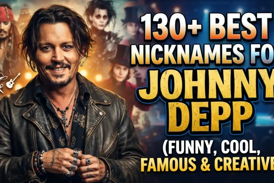 130+ Best Nicknames for Johnny Depp (Funny, Cool, Famous & Creative)