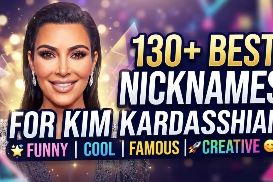 130+ Best Nicknames for Kim Kardashian (Funny, Cool, Famous & Creative)