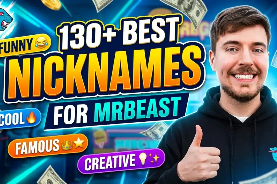 130+ Best Nicknames for MrBeast (Funny, Cool, Famous & Creative)