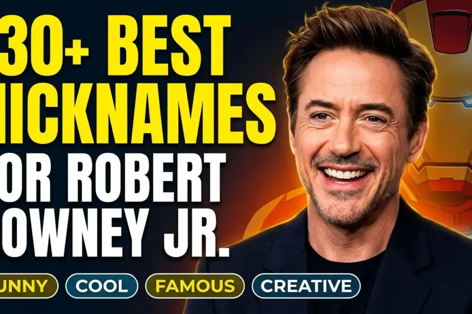 130+ Best Nicknames for Robert Downey Jr. (Funny, Cool, Famous & Creative)